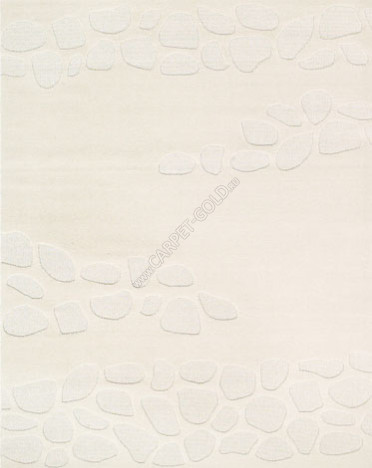 Ковер бельгийский 8068-100 Metro Moon (Шерсть, белый, кремовый)