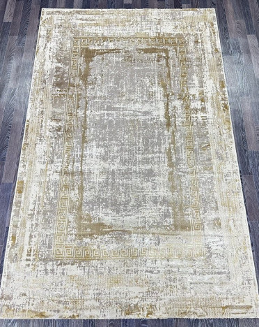 Ковер турецкий A2390B Lisa (Полиэстер, бежевый)