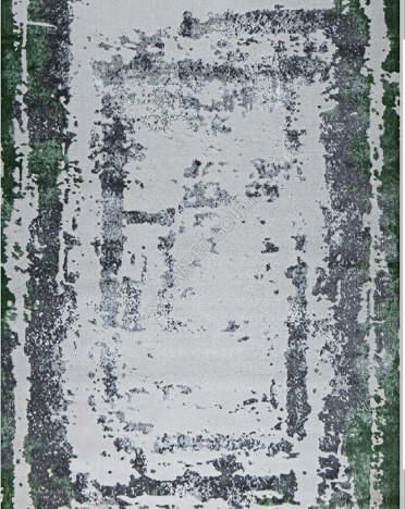 Ковер турецкий 36897J Avalon Carpet (Полиэстер хит-сет, зеленый, серый)