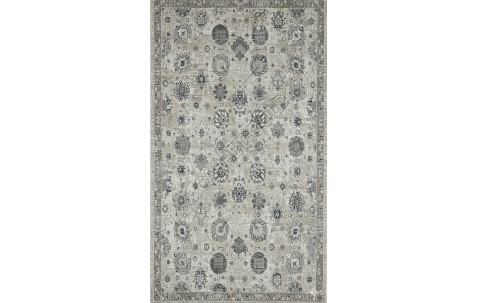 Ковер 9312A - S.WHITE / P.BLUE - Прямоугольник - коллекция LILY