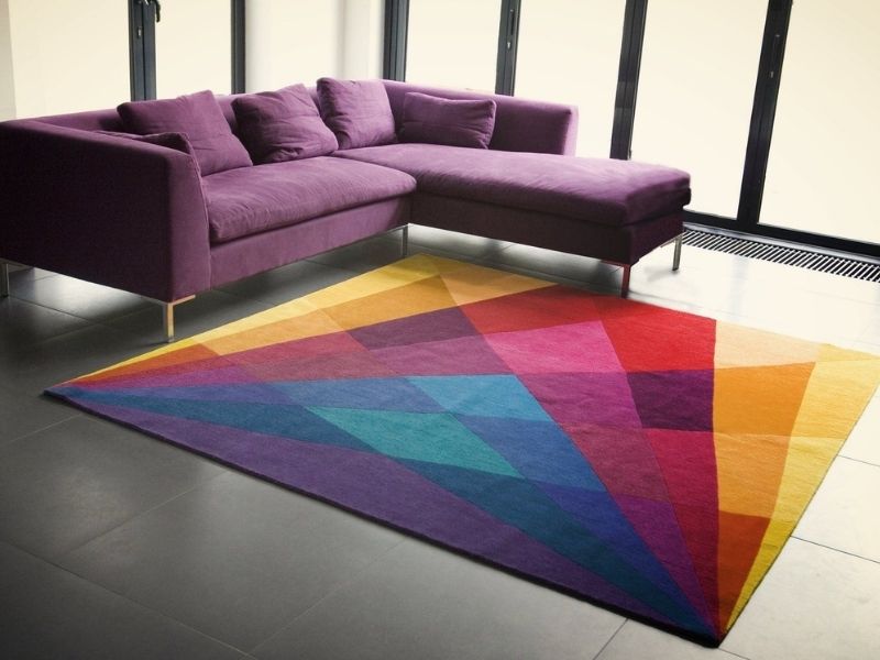 Ковер из полипропилена в гостиную